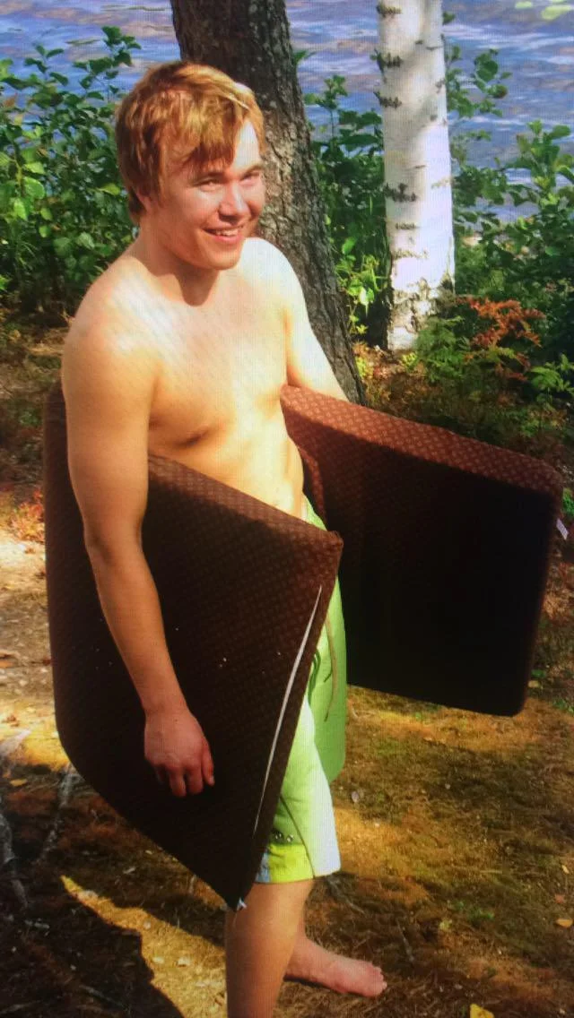 Samuel at 25 after quitting hockey